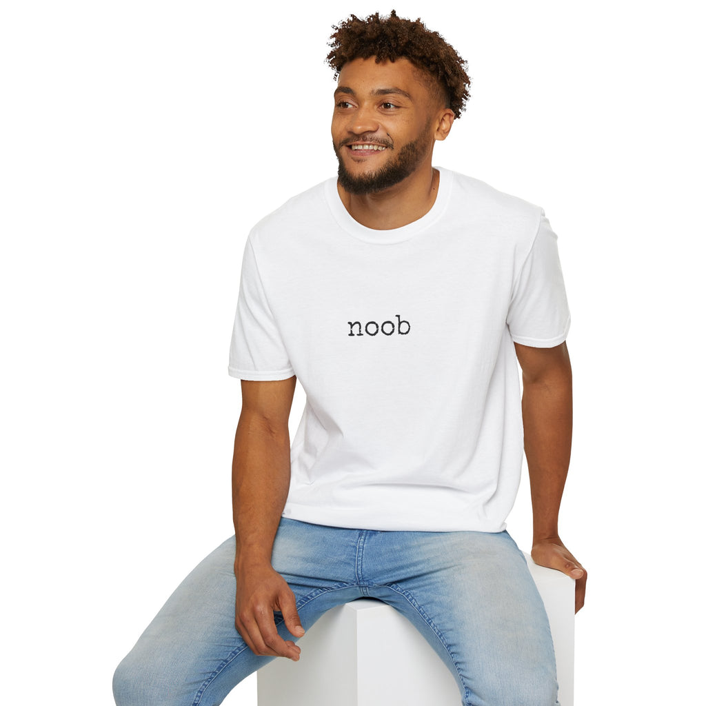 Noob Graphic T-Shirt — Minimalist Gamer Tee